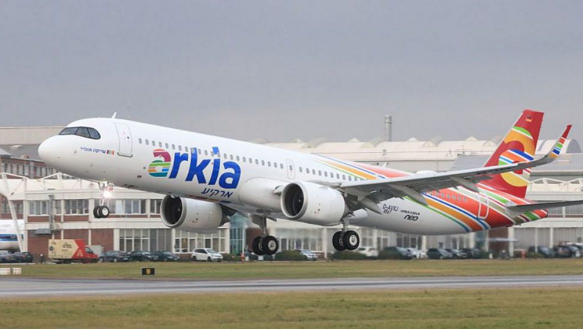 Avión Arkia. Foto de Yah Arkia operará vuelos a Frankfurt a partir de la próxima semana