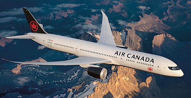 מטוס חברת התעופה אייר קנדה (צילום אייר קנדה)