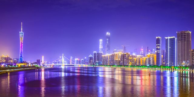 העיר גואנגז'ו עם גורדי השחקים שלה. צילום Depositphotos