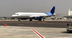 מטוס ישראייר מסוג איירבוס A320 נחת בנתב"ג . צילום יחצ