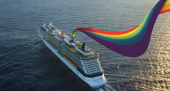 סלבריטי קרוזס חוגגת מסיבות גאווה באניותיה. יחצ