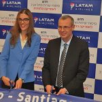 חברת התעופה LATAM נחתה לראשונה עם תיירים מאמריקה הלטינית