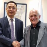 חיים כץ, שר התיירות, בישיבת עבודה עם שגריר סין בישראל,CAI RUN