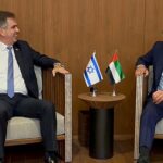שר החוץ אלי כהן נפגש עם שר החוץ של איחוד האמירויות