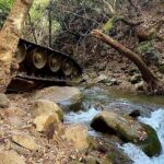 בשורה למטיילים: נפתח מסלול טיול הטנק הסורי ההפוך בבניאס