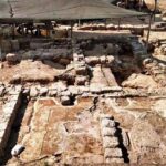 אחוזה שומרונית מפוארת ובה פסיפסים נחשפה בכפר קאסם