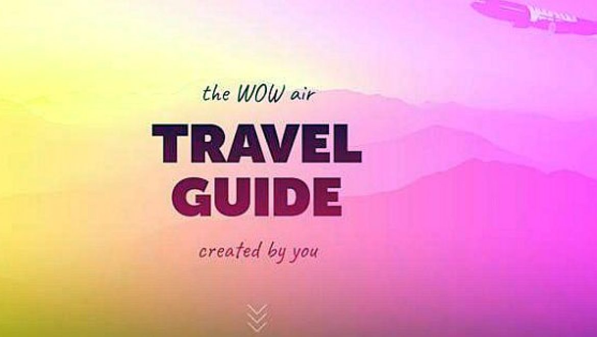 חברת התעופה WOW air יוצאת בתחרות עולמית ומציעה לזוכה את הג'וב הכי טוב לקיץ הקרוב. צילום אתר החברה עבודה WOW !