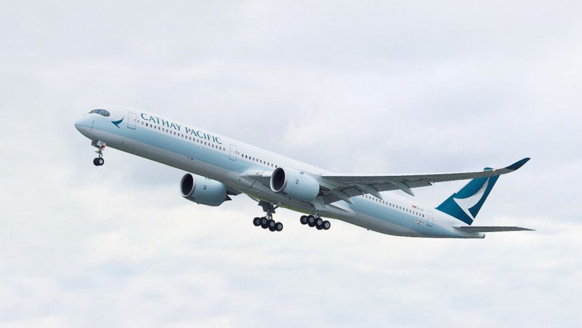 מטוס איירבס A350-1000 של קתאי פסיפיק. צילום יח קתאי פסיפיק במבצע טיסות לטאיוואן ב-888 דולר