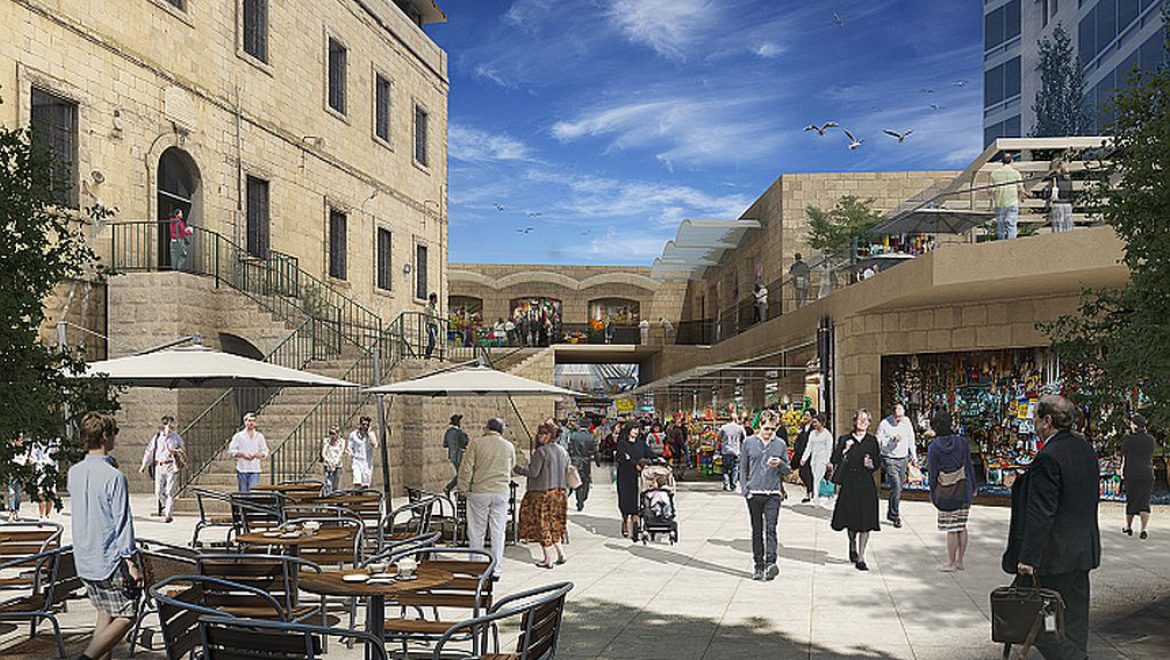 הדמיה של בית אליאנס, מלון הבוטיק החדש של רשת מלונות פתאל. צילום יח רשת פתאל תפתח בשוק מחנה יהודה בירושלים את מלון “בית אליאנס”