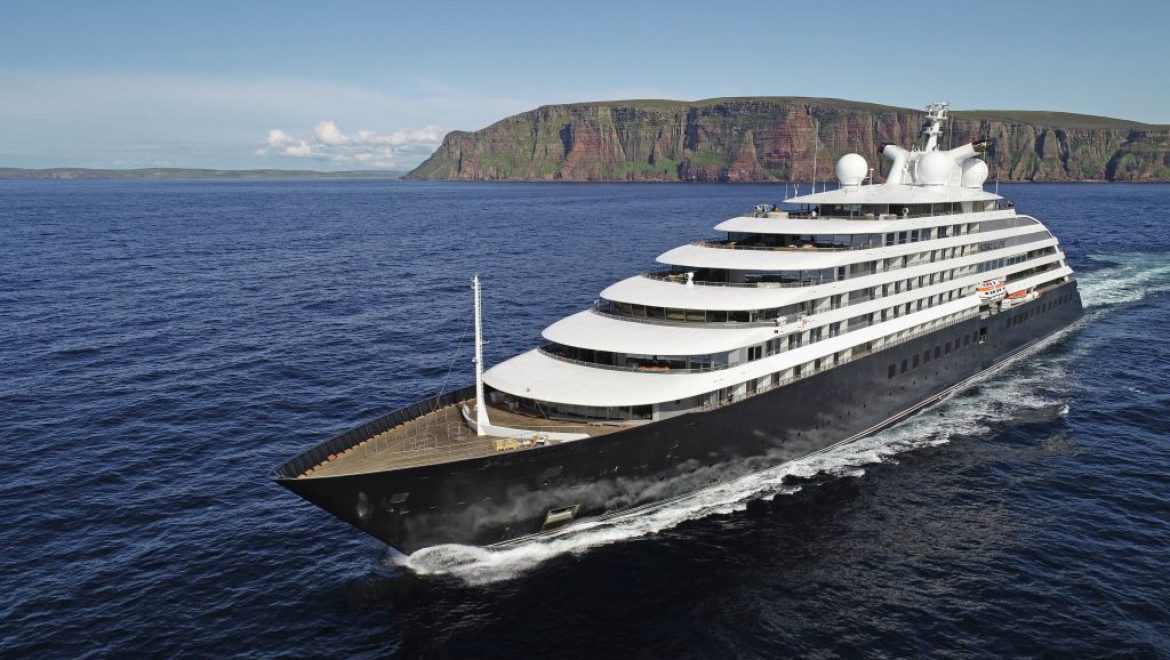 יאכטת התגליות - Discovery Yacht - הראשונה בעולם ה- Scenic Eclipse. צילום יח ה-Scenic Eclipse, יאכטת התגליות הראשונה, מציבה סטנדרד חדש