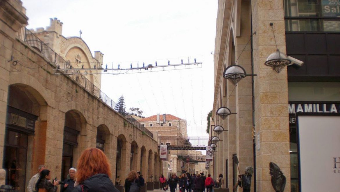 מדרחוב ממילא בירושלים. רשת אוליב תוקעת יתד בבירה. צילום עירית רוזנבלום רשת אוליב מוסיפה מלון חדש – הפעם בירושלים
