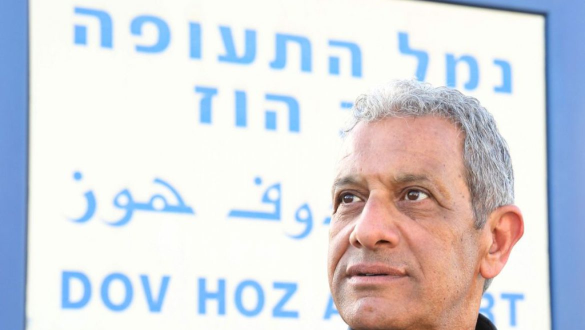 ראש עיריית אילת מאיר יצחק הלוי. מאיים לשבות רעב ליד שדה התעופה צילום יח חני סובול: “שדה דב הוא הלב הפועם של התיירות לאילת”
