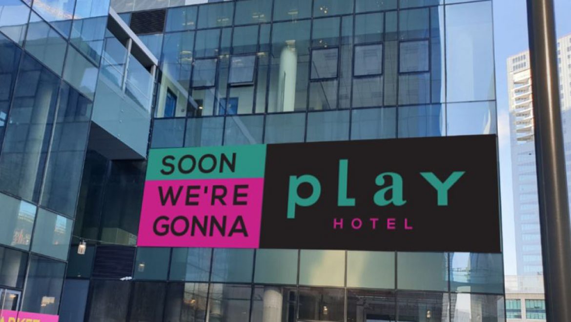 מלון Play של ישראל קנדה מלונות במידטאון תל אביב, צפוי להיפתח ביוני. צילום רונן טופלברג מינויים חדשים ברשת ישראל קנדה מלונות