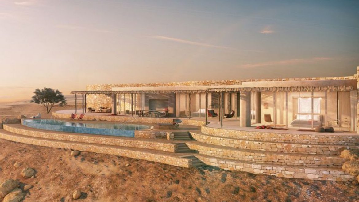 הדמיה של מלון שחרות, הראשון שיפעל בישראל במותג של רשת Six Senses. צילום Six Senses טרוול אנד לז’ר: ישראל היא בין 50 המקומות לבקר בהם ב-2019