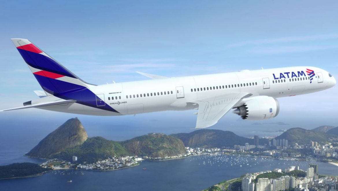 Latam מפעילה את טיסותיה מישראל במטוסי בואינג 787 דרימליינר חדישים. צילום יח לראשונה חברת התעופה LATAM איירליינס תטוס מעל סודן