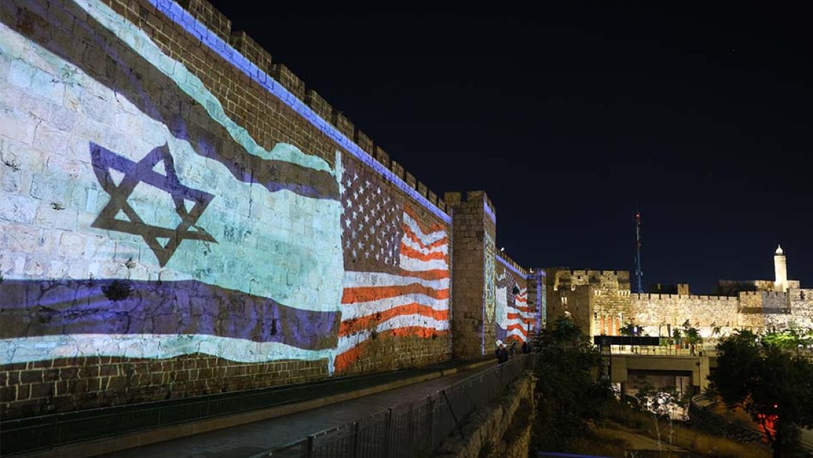 ירושלים מצדיעה לארצות הברית של אמריקה. צילום ארנון בוסאני ירושלים מצדיעה לידידתה הגדולה – ארצות הברית של אמריקה