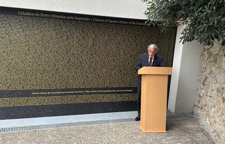 המוזיאון היהודי בפורטו חנך אנדרטה לזכר קורבנות האינקוויזיציה