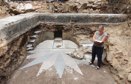 וילנה, ליטא: נחשפו במלואם שרידי ארון הקודש ובימת בית הכנסת הגדול
