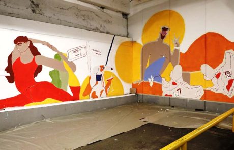 "תיירות ואמנות בחניונים": ציורי קיר בחניונים העירוניים של תל אביב-יפו