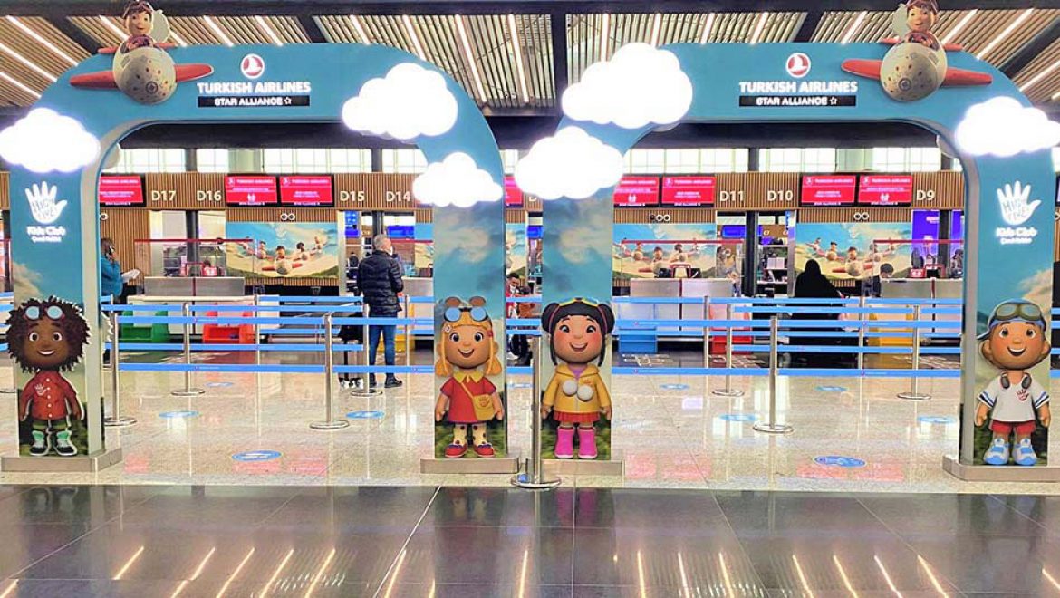 חוויית צ'ק אין נעימה, צבעונית ומשפחתית בנמל התעופה של איסטנבול