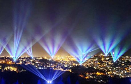 High LIGHT JLM: המופע בשמי ירושלים