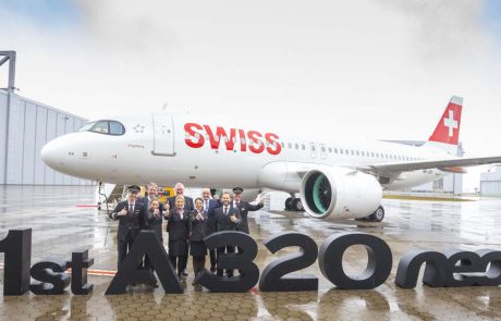 מטוס איירבוס A321neo ראשון הצטרף לחברת SWISS