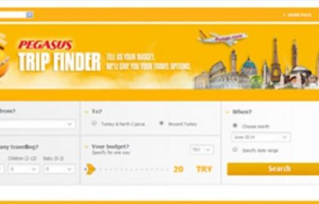 Pegasus Trip Finder: "טוס כפי יכולתך"