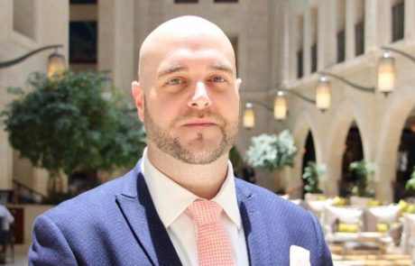 דור וייס מונה למנהל פיתוח עסקי של מלון וולדורף אסטוריה ירושלים