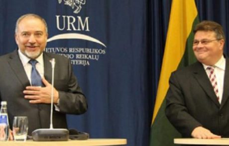 שר החוץ ליברמן הודיע על פתיחת שגרירות ישראלית בליטא