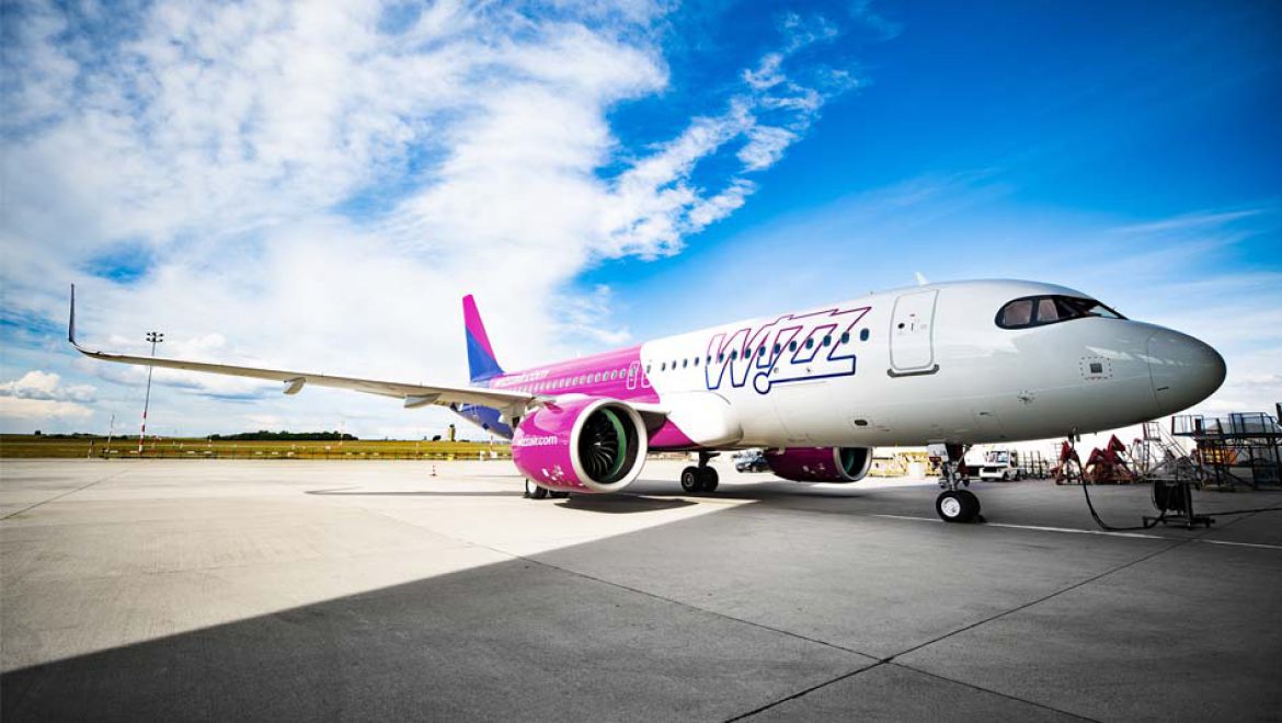מטוס איירבוס A320neo של חברת וויזאייר. צילום יח הצ'אטבוט של Wizz Air מעתה גם בפייסבוק מסנג'ר
