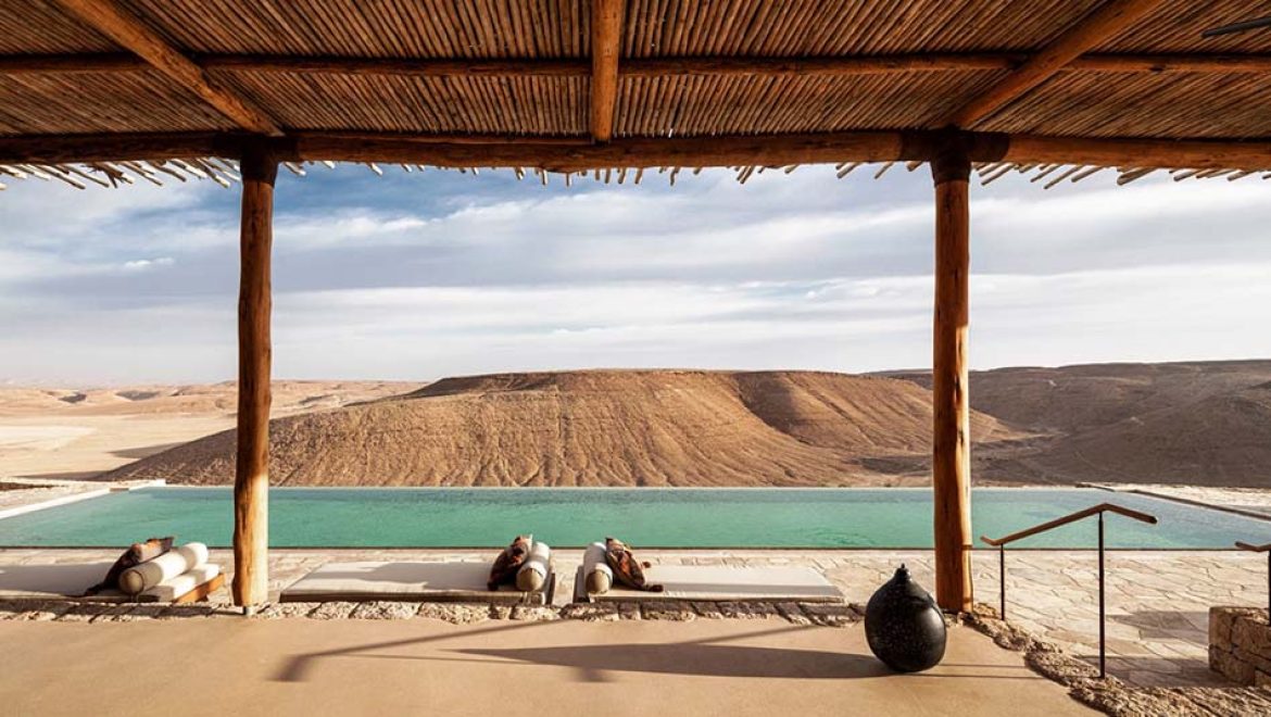 מלון סיקס סנסס שחרות. צילום עמית גירון Six Senses Shaharut ב-10 המלונות המובילים במזה"ת ב- 2025