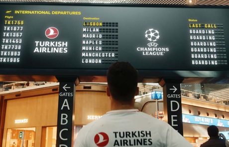 "Chase the Ball": טורקיש איירליינס נערכת לגמר ליגת האלופות