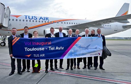 TUS Airways השיקה את הקו הישיר בין תל אביב לטולוז