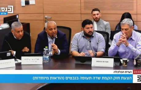 ועדת הכלכלה אישרה את הצעת החוק להקמת שדה תעופה בנבטים