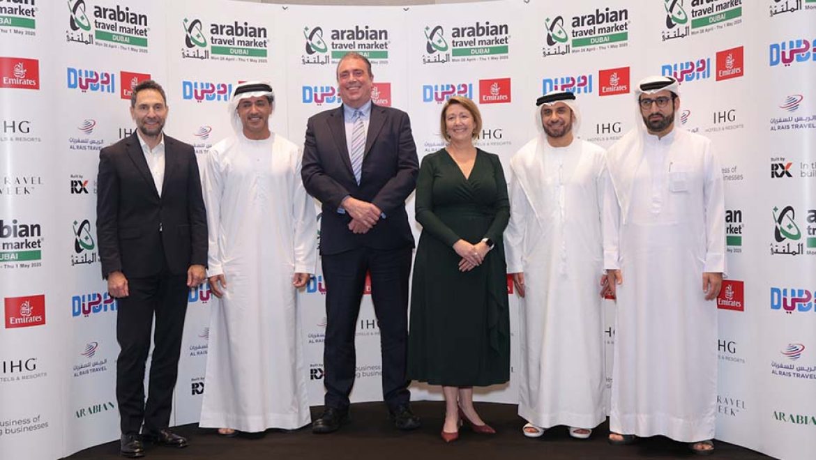 ATM 2025 - מסיבת עיתונאים רשמית. צילום Arabian Travel Market "עולם אחד, אינסוף יעדים: מהפכת התיירות מתחילה בדובאי ATM 2025"