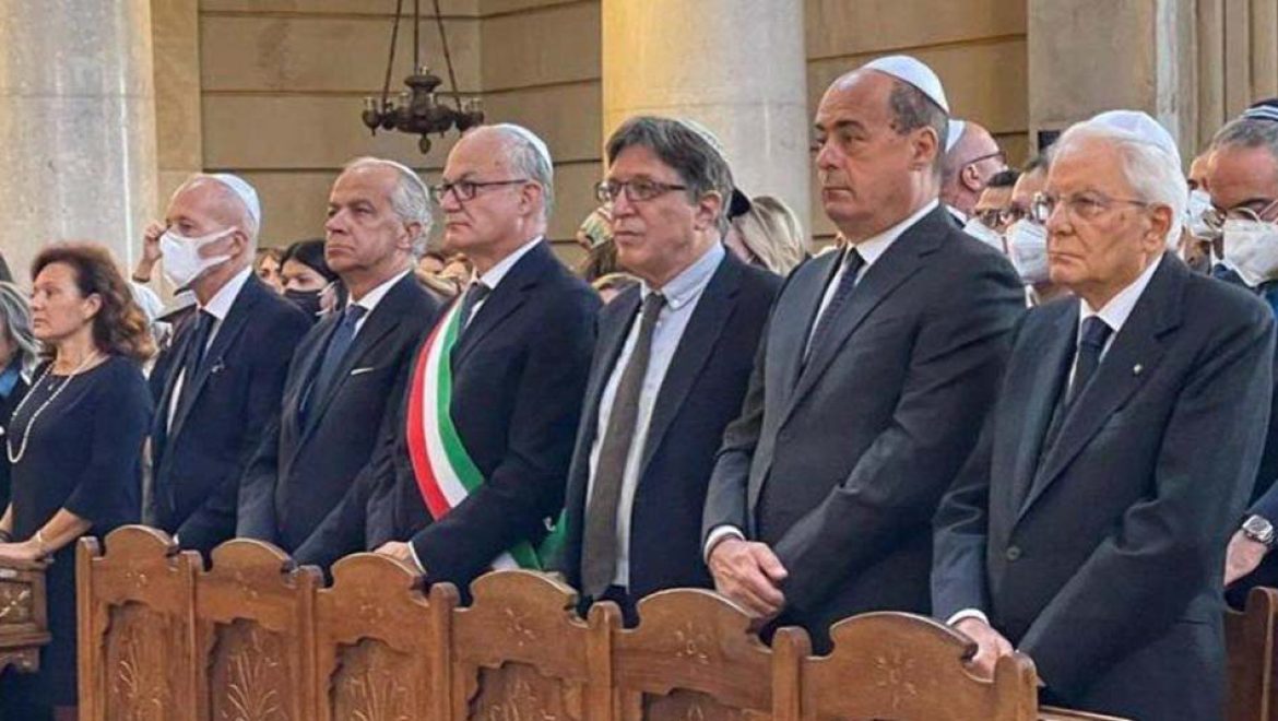 נשיא איטליה השתתף באירוע לציון 40 שנה לפיגוע בבית הכנסת ברומא