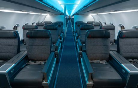 אייר קנדה חושפת את האיירבוס A321 המשודרג