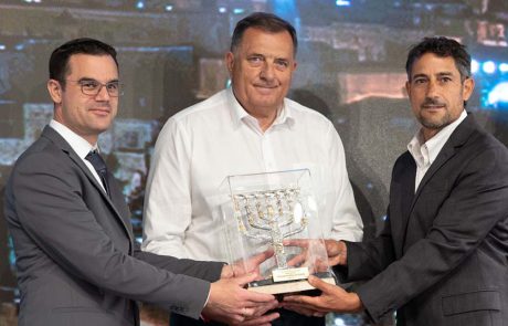 פרס 'ידידי ישראל' לנשיא בוסניה הרצגובינה, מילורד דודיק
