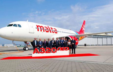 מטוס איירבוס A320neo שני הצטרף לצי מטוסי אייר מלטה
