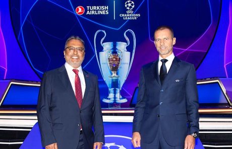 טורקיש איירליינס מונתה לנותנת החסות הרשמית של ליגת האלופות