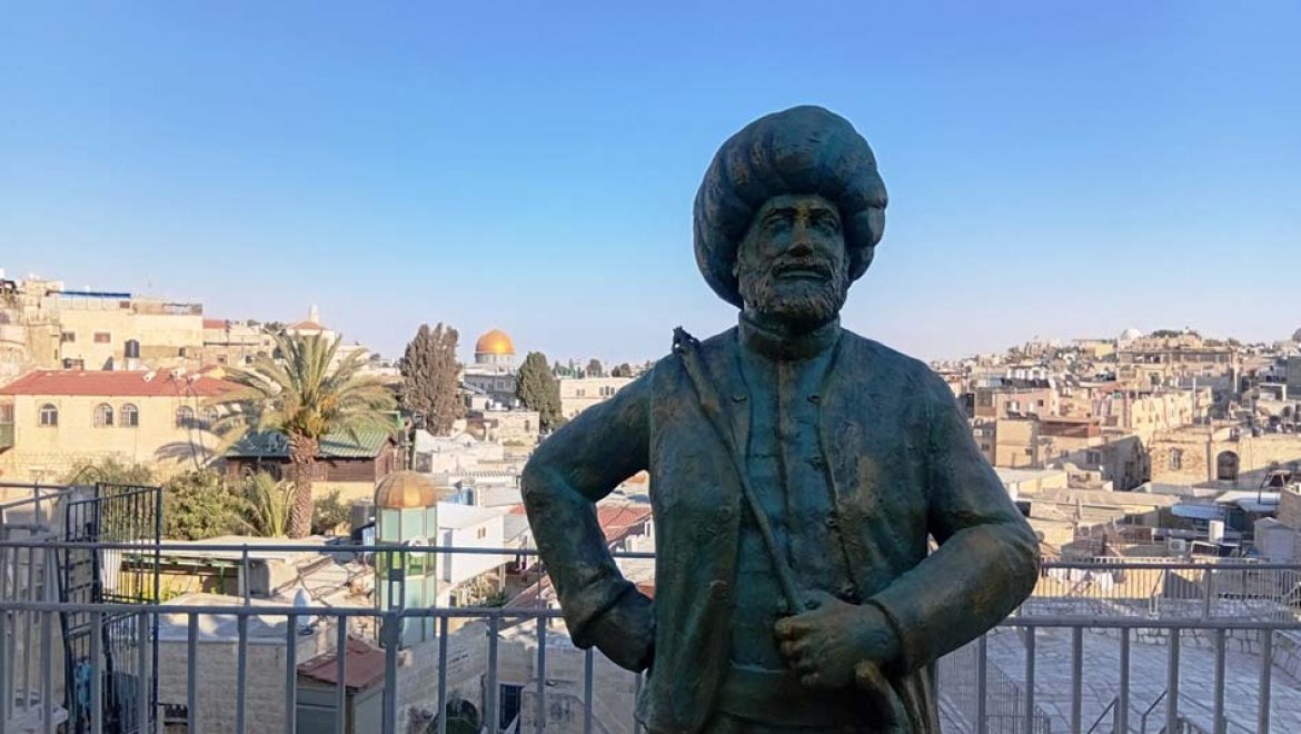 תצפית מטיילת החומות בעתיקה ירושלים. צילום שוש להב סליחות ייחודיות באתרי מורשת עולם של פמ"י