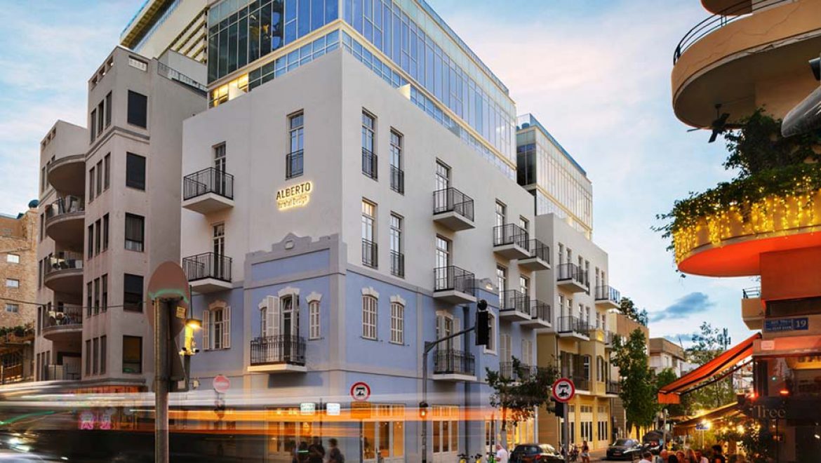 רשת מלונות ישרוטל משיקה את מלון אלברטו במרכז תל אביב
