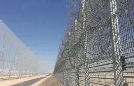 גדר ביטחונית מוקמת בגבול ירדן להגנת נמל התעופה רמון