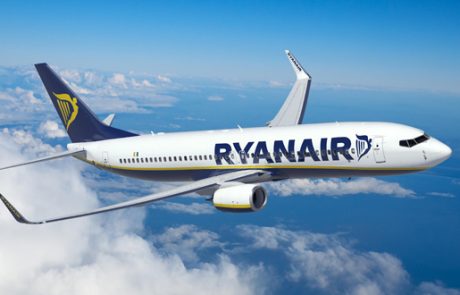 ריינאייר הטיסה 9.4 מיליון נוסעים בחודש מרץ 2017