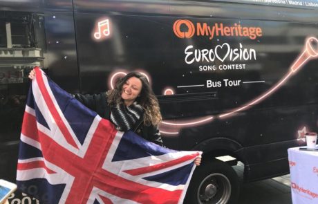 אוטובוס האירוויזיון הישראלי סובב בין ערי אירופה
