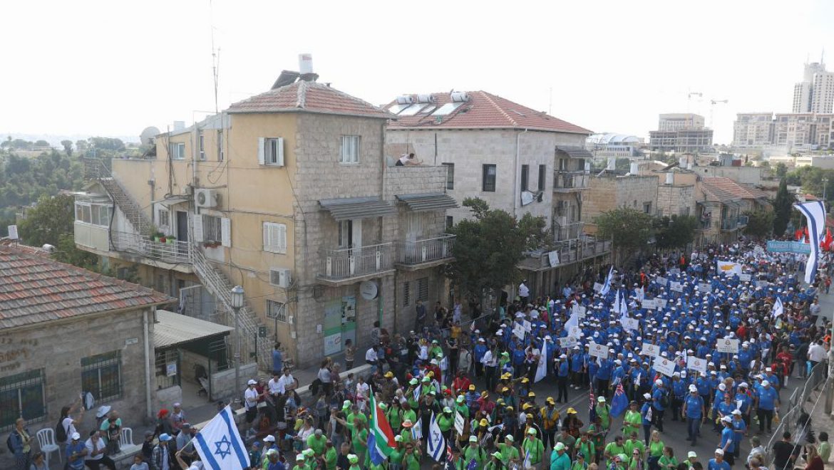 ביום חמישי: צעדת ירושלים ה-64 במצעד חגיגי וצבעוני